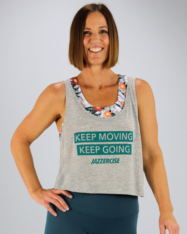 Keep Moving Crop Tank - JAZZERCISE