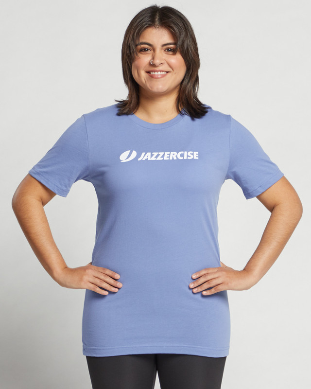 Blue Unisex Jazzercise Tee - JAZZERCISE