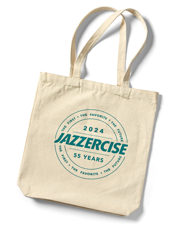 55th Canvas Tote Bag - JAZZERCISE