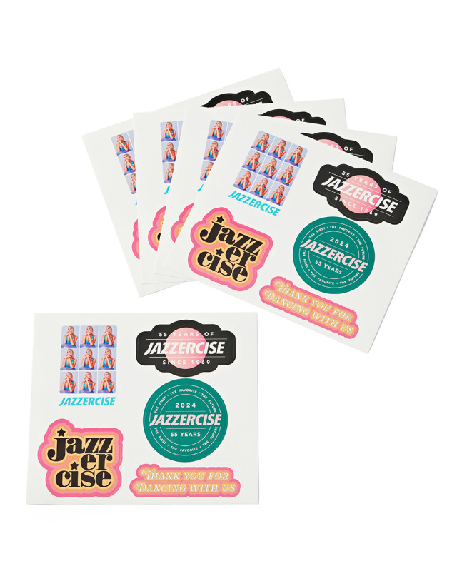 55th Sticker Sheets - JAZZERCISE