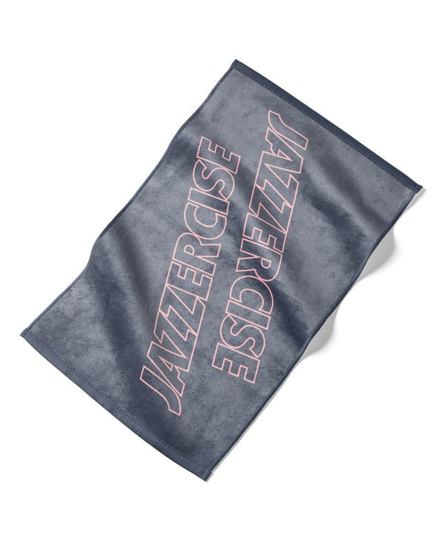 Grey Jazzercise Hand Towel - JAZZERCISE