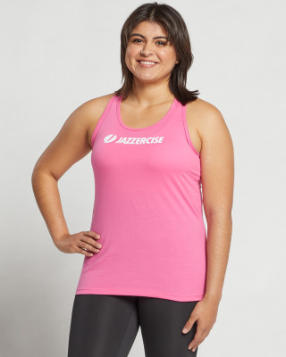 Pink Basic Jazzercise Tank - JAZZERCISE