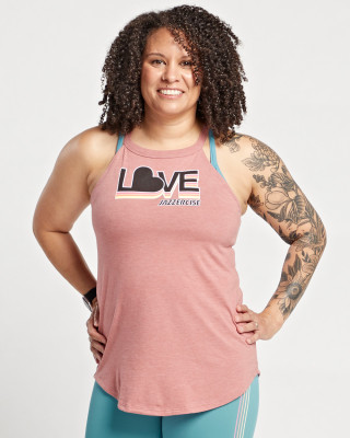 Love High Neck Tank - JAZZERCISE